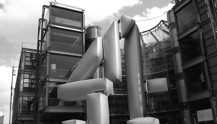 The beautiful headquarters of Channel 4 in London U.K.